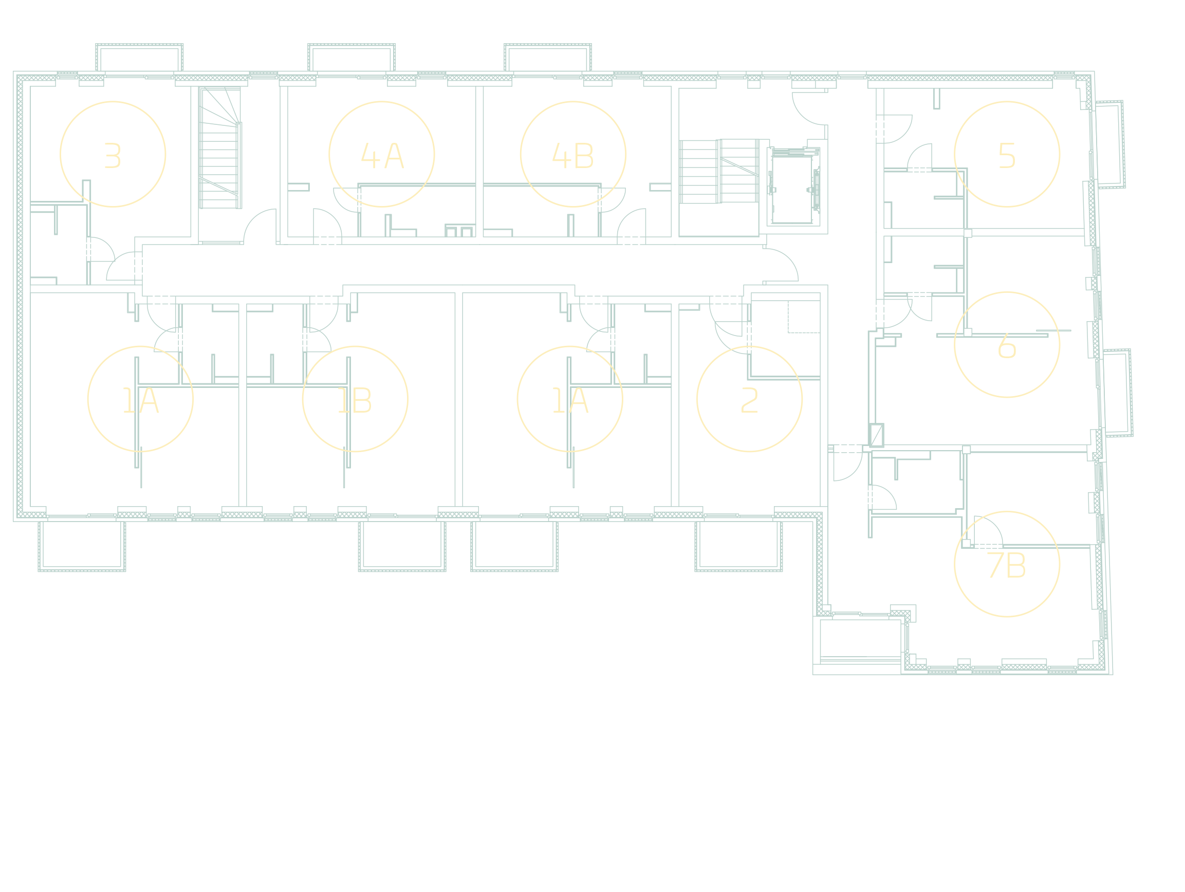Mietwohnungen im 2. Obergeschoss (qpartments)